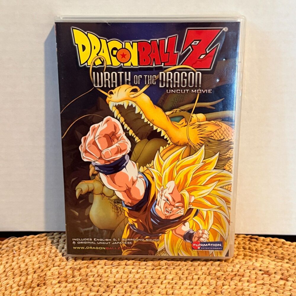 Dragon Ball Z Wrath of the Dragon Uncut DVD PG 2006 FUNimation Movie